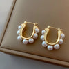 Elegant Bohemian Blue Zircon Enamel Hoop Earrings For Women Simple Geometry Jewelry Gifts - Image 9