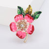Enamel Hydrangea Brooches for Women Unisex Pearl Flower Pin Plant Lapel Pins Office Party Friend Gifts Jewelry Accessories - Image 20