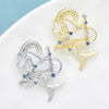 Rhinestone Star Alloy Aries Goat Brooch Pins Elegant Zodiac Jewelry Gift Shell Animal Badge For Suit And Dress - Image 3