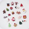 3/4pcs/set Christmas Badge Brooches Santa Claus Tree Bell Elk Snowflake Enamel Brooch Pins For Women Men Year Gift - Image 6