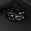 Constellations Luminous Leather Bracelet Retro Multi-layer Beaded Leather Bracelet Jewelry Gifts for Men Women Couples - Image 5