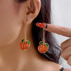 Classic Gothic Black Moon Star Tassel Crystal Earrings For Women Vintage Vampire Bat Water Drop Earring Halloween Charm Jewelry - Image 14