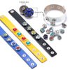 Beauty colorful Flowers Round 24MM Snap Buttons Stereo Flowers Fit 18MM Snap Bracelet Jewelry - Image 5
