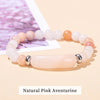 JD Stone Tiger Eye Amethyst Rectangle Bar Charm Bracelet Women Men Stone Powder Crystal Rough Chakra Jewelry - Image 8