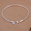 Silver Chain Twisted Bracelet Charm Chain Women Men Wedding Cute Simple Models Jewelry - Image 18