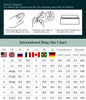 Brilliant Halo Ring 8mm D Engagement Wedding Finger Rings Gold for Women with - Image 7