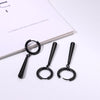 Boniskiss Zorro Earrings for Men Dangle Earrings Ring Stainless Steel Roronoa Anime Cosplay for Men Desirable Gift - Image 4
