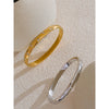 Interlocking Loop Bracelet with Cubic Zirconia Accents in Gold Tone or Silver Tone - Image 6