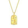 Silver Lucky The Twelve Zodiac Signs Golden Disc Pendant Necklace For Women Jewelry Birthday Gift - Image 10