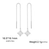 Witch Knot Pendant Long Tassel Earring for Women Stainless Steel Witchcraft Earrings Amulet Wicca Protection Jewelry Gift - Image 7