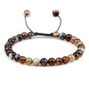 Braided Stone Bead Bracelet with Multiple Bead Sizes - Image 19