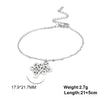 Stainless Steel Anklet Foot Bracelet Gold Color Lotus Flower Chain Anklets for Women Bracelet on the leg Jewelry Gifts - Image 14