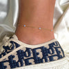 Four Leaf Clover Anklet Bracelet for Women Delicate Kpop Style Ctystal Thin Chains On Leg Summer Beach Accessories Gifts - Image 1