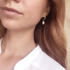 Black Silver Pearl Earrings Women, Freshwater Pearl Drop Earrings Wife Mother Gifts Pink White - Image 5