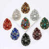 Crystal Flower Brooches for Women Unisex Water Drops Pins Friends Party Gifts Banquet Jewellery Accessories - Image 4