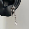 Winged Sword Piercing Stud with Drop Charm - Image 6