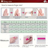 Stainless Steel Ring Set for Women Finger Accessory Jewelry Classic Wedding Engagement Gift - Image 6