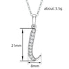 26 English Letter Zircon Pendant Necklace Temperament Personality Necklaces Jewelry Gift - Image 51