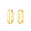 Stainless Steel Hoop Earrings For Women Men Heart Star Oval Rectangle Round Triangle Gold Color Punk Hip Hop Jewelry - Image 17