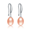 Natural Freshwater Cultured Pearl Drop Earrings for Women Silver Earrings Wedding Jewelry - Image 16
