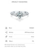 MODIAN 925 Sterling Silver Romantic Heart Love Finger Ring Pave Setting CZ Band For Women Wedding Engagement Anniversary Gift