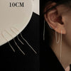 Long Wire Tassel Thread Chain Climb Star Heart Beads Pendants Drop Earrings Women's Straight Hanging Earings Jewelry - Image 15