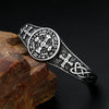Classic Saint Benedict Cspb Bracelet For Men Women Stainless Steel Cross Opening Bangles Biker Jewelry - Image 3