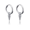 1 Pair Crosses Star Geometric Vintage Stainless Steel Round Small Hoop Earrings for Man Woman Teens Gift Jewelry Y2k Accessories - Image 20