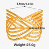 1/5Pcs Stainless Steel Minimalist Punk Twist Bracelet Women Geometric Stackable Adjustable Versatile Women Cuff Bangle Jewelry - Image 28