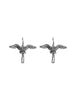 Creative Design Crane Stud Earrings for Men and Women Punk Rock Hip Hop Retro Animal Earrings Jewelry Gifts