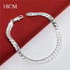 Silver 8/16/18/20/22/24 Inch 6mm Side Chain Necklaces For Woman Men Simple Punk Necklaces Charm Wedding Jewelry - Image 7
