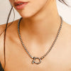 Pangjery 316L Stainless Steel Carabiner Necklaces For Women Couples Simple Creative Clavicle Chain Party Jewelry Gifts - Image 6