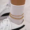 Stainless Steel Delicate Anklet for Women Gold Color Chain Anklet Bracelets on The Leg Do Not Fade Anklet Jewelry Women - Image 3