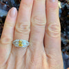 Novel Finger Rings Women Bright Yellow Zirconia Jewelry for Engagement Wedding Band Accessories - Image 4