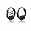 Rock Punk Stainless Steel Black Dangle Pendant Punk Minimalist Hanging Woman's Drop Earring for Man Piercing Ear Jewelry - Image 29
