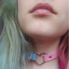 Vintage Sexy Heart Charm Gothic Collar Necklace Gothic Heart Lock Harajuku Women Gift Black Leather Punk Choker Necklace - Image 9