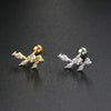 Cartilage Stainless Steel Stud Women's Earrings Septum Piercing Zircon Butterfly Ear Hoop Lobe Tragus helix Jewelry - Image 5