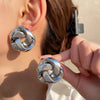 Spiral Drop Earrings with Two Size Options - Image 2