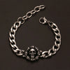 Medieval Norse Viking Rune Wolf Bracelet Man Stainless Steel Valknut Witch Knot Compass Bracelet for Men Scandinavian Jewelry - Image 19
