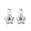 Classic Stainless Steel Heart Star Hoop Earrings For Women Punk Hip Hop Gold Silver Color Y2K Jewelry Female Earrings Oorbellen - Image 36