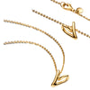 Silver Four-Leaf Clover Butterfly Star Moon Heart Key Necklace For Women Jewelry Valentine's Day Gift - Image 26