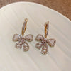White Bowknot Imitation Pearls Tassel Dangle Earrings Women Temperament Versatile Earring Elegant Jewelry K - Image 7