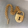 Retro Chain Key-lock Shape Pendant Necklace - Image 6