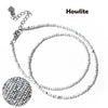 Faceted Gemstones Necklace 2mm Beads Quartz Crystal Tourmaline Lapis Shining Stone Beaded Necklace Choker Jewelry - Image 27