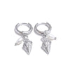Ocean Style Pearl Conch Shell Starfish Drop Summer Hoop Earrings for Women Stainless Steel Holiday Daily Jewelry - Image 12