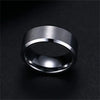 Charm Jewelry Ring for Men Women Stainless Steel Black Rings Wedding Engagement Band Quality Matte Male Jewelry - Image 6