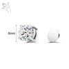 ZS 1 Piece Magnetic Clip-on Earrings Star Heart Shape CZ Crystal Ear Clip No Piercing Ear Stud No Pierced Earring Jewelry 4-8MM - Image 28