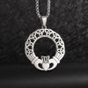 Retro Celtic Knot Pattern Disc Cross Pendant Necklace for Men Gothic Punk Street Jewelry Gift - Image 22