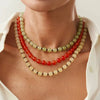 Y2K Boho Glass Beads Chain Necklace for Women Collares Vintage Clavicle Chain Daily Party Jewelry Accessories - Image 1