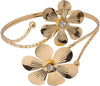 Upper Arm Bracelet Band Cuff Bangle Coil Bracelet Butterfly Flower Gold Armband Adjustable Boho Coil Swirl Armlet ArmBand - Image 8